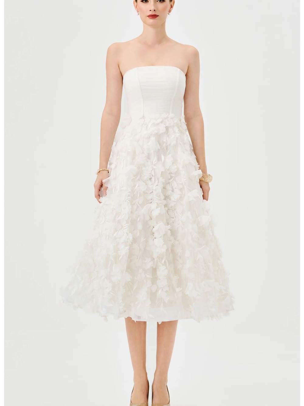 Bariano Aryan Strapless Midi